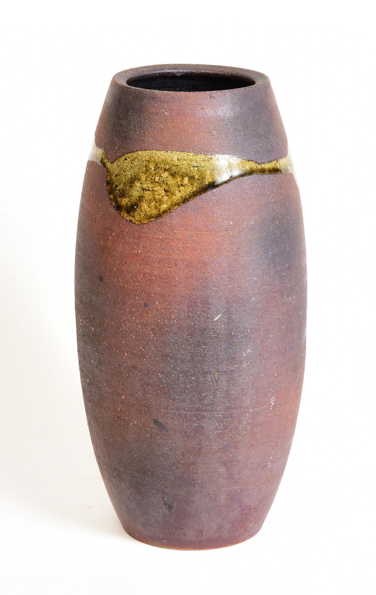 20e siècle, Vase en poterie japonaise en vente 1