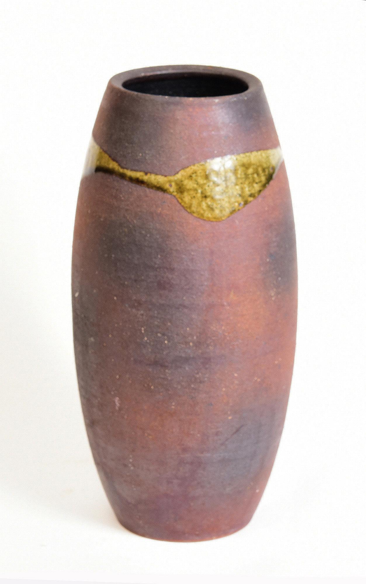 20e siècle, Vase en poterie japonaise en vente 3