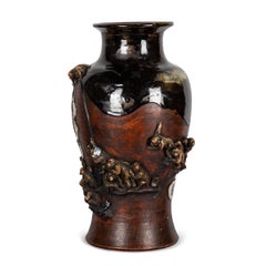20th Century Japanese Suwida Gawa Vase, Meiji Period, c.1900