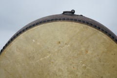 20th Century Japanese Traditional Flat Drum, Hira Taiko