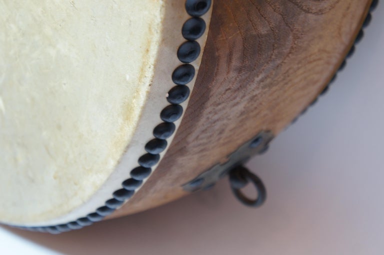 20th Century Japanese Traditional Flat Drum, Hira Taiko For Sale at 1stDibs