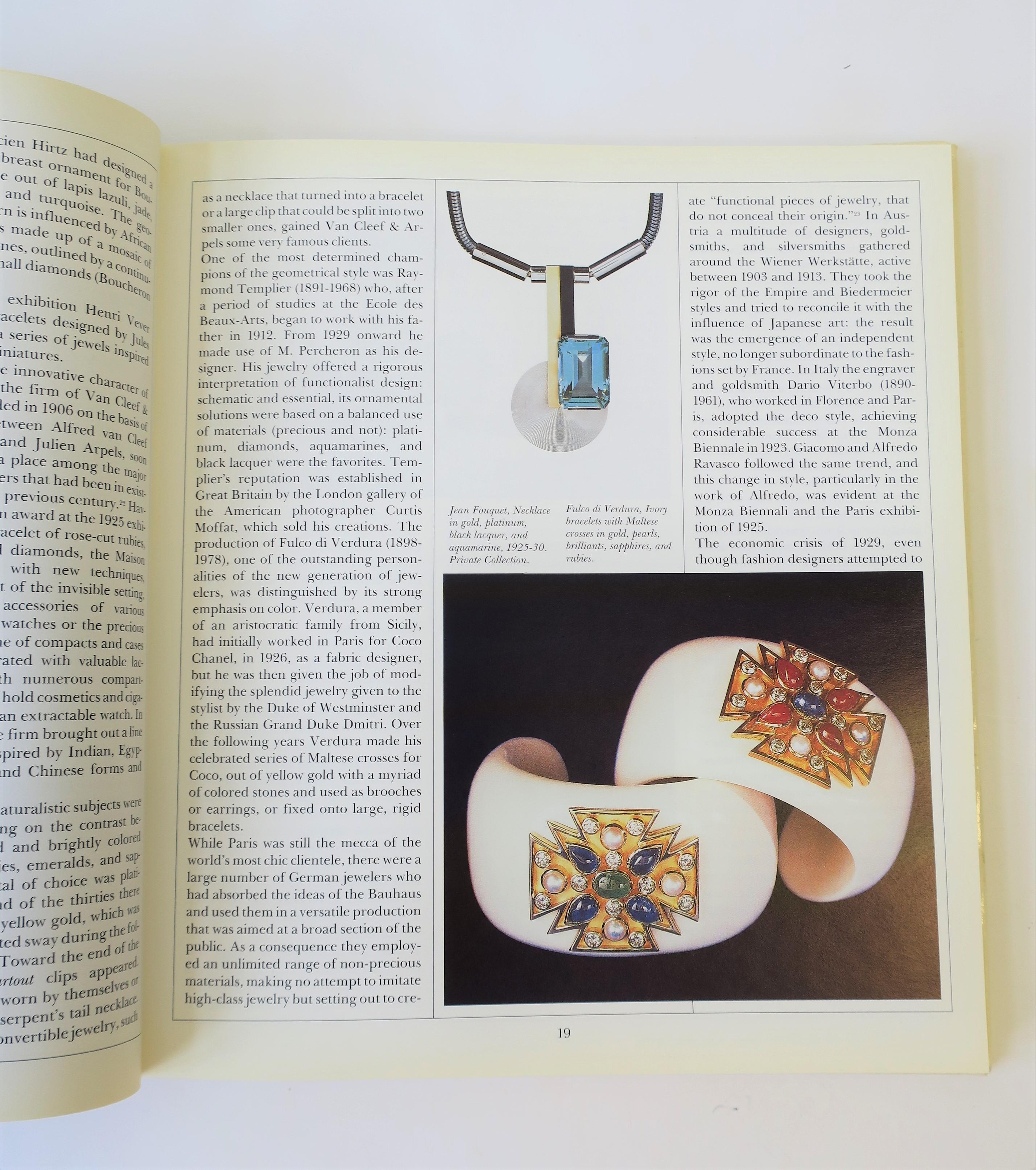 20th Century Jewelry Art Nouveau to Modern Coffee Table or Library Book, 1990s 3