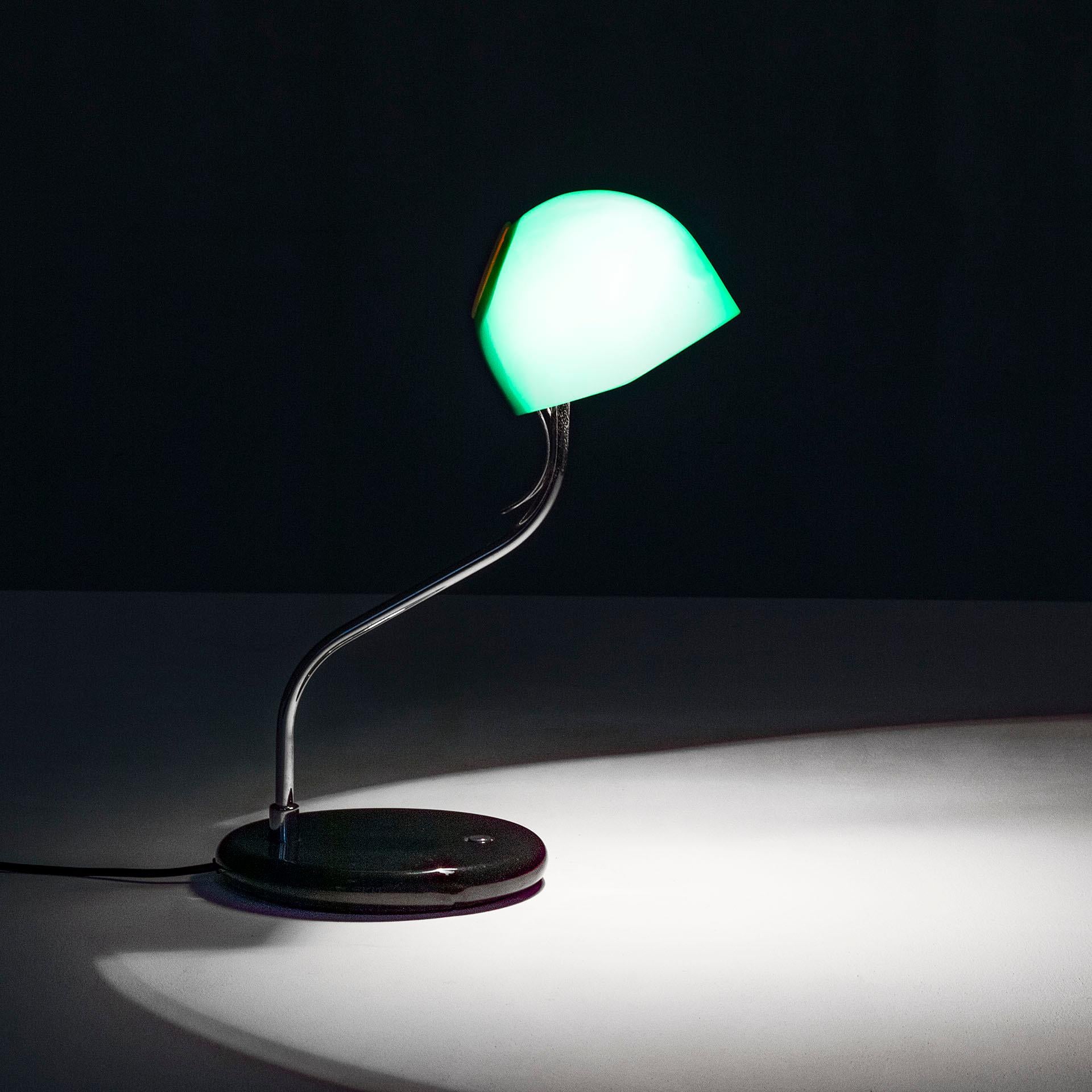 Mid-Century Modern 20th Century Joe Colombo Forma E Funzione Table Lamp Mod. Shu, 1970s For Sale