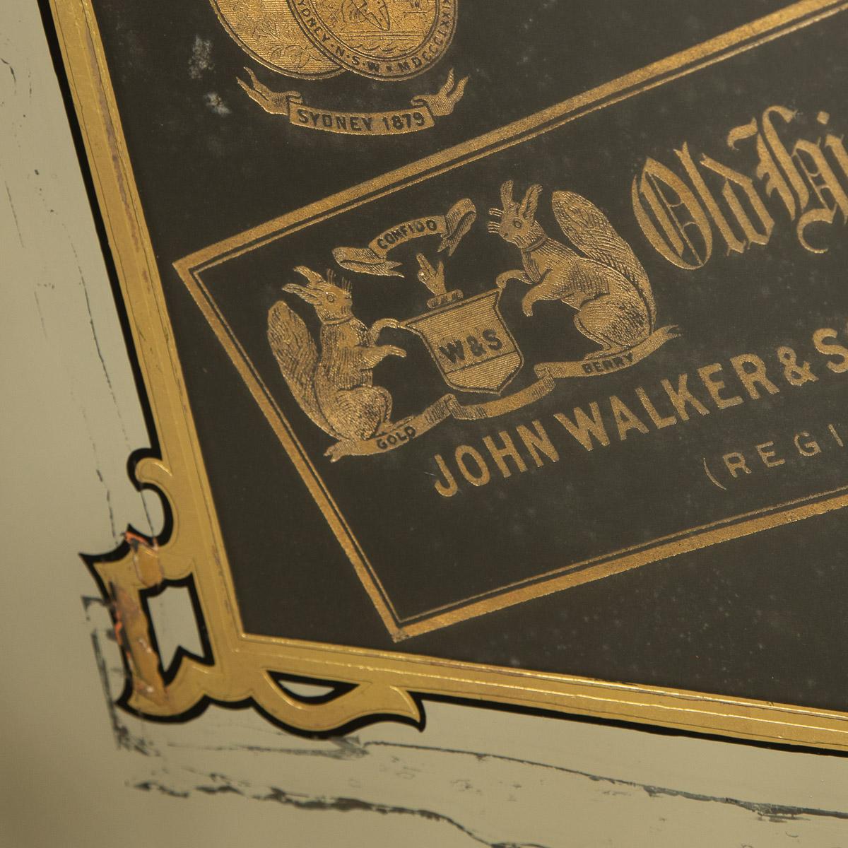 20th Century John Walker Highland Whisky Mirror, c.1900 For Sale 3