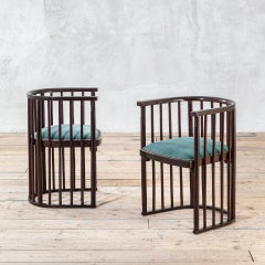 20th Century, Josef Hoffmann Pair of Chairs mod. N. 729/2F