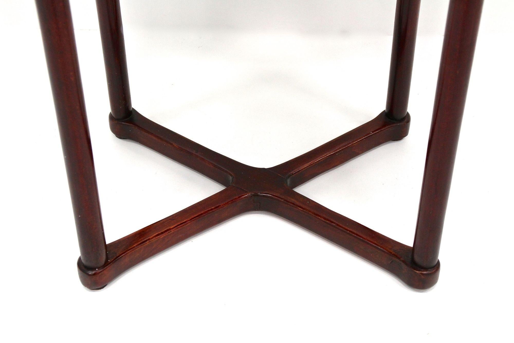 Polished 20th Century Josef Hoffmann Side Table for J & J Kohn, Art Nouveau, AT ca. 1910