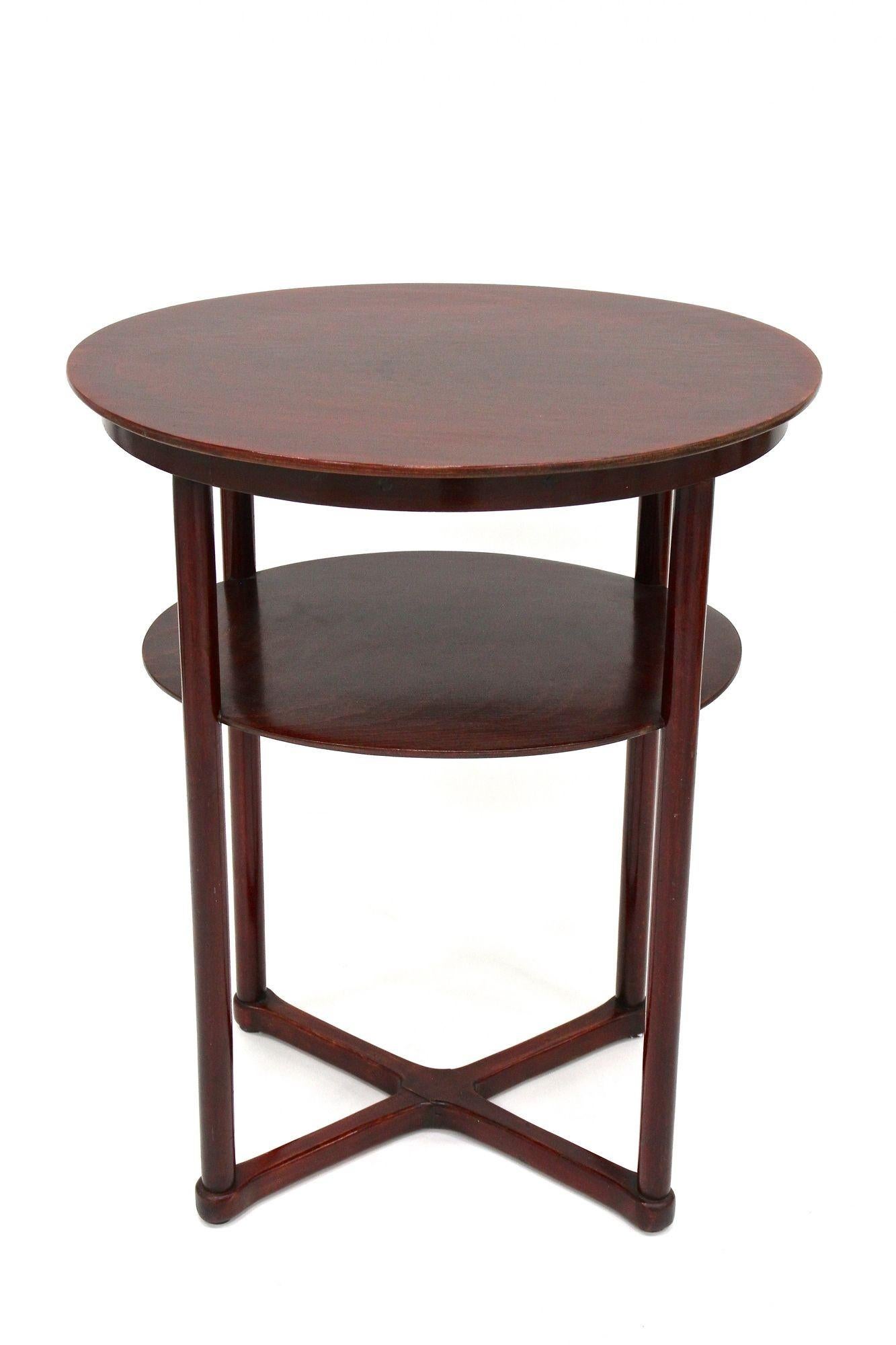 20th Century Josef Hoffmann Side Table for J & J Kohn, Art Nouveau, AT ca. 1910 2