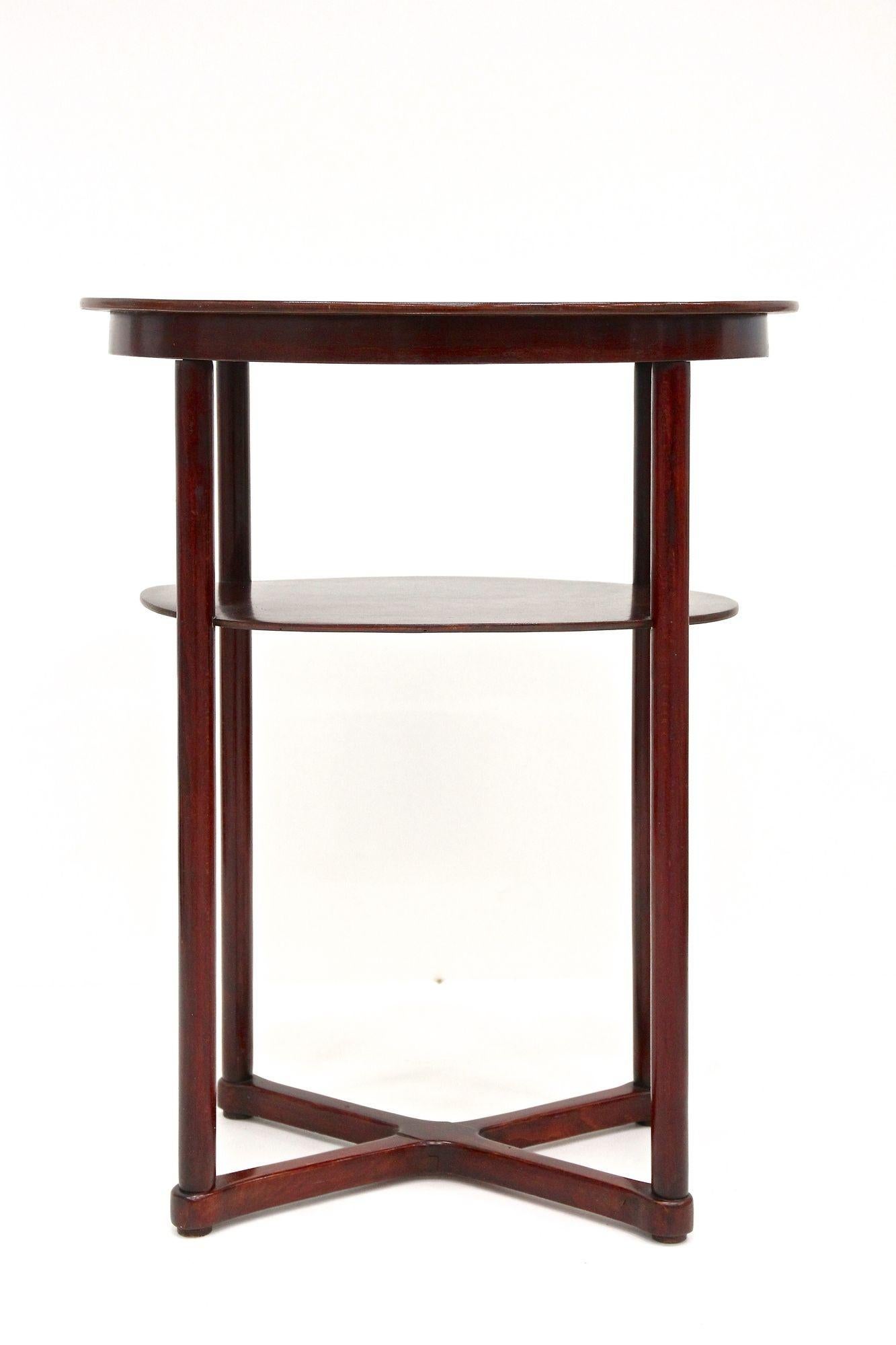20th Century Josef Hoffmann Side Table for J & J Kohn, Art Nouveau, AT ca. 1910 4