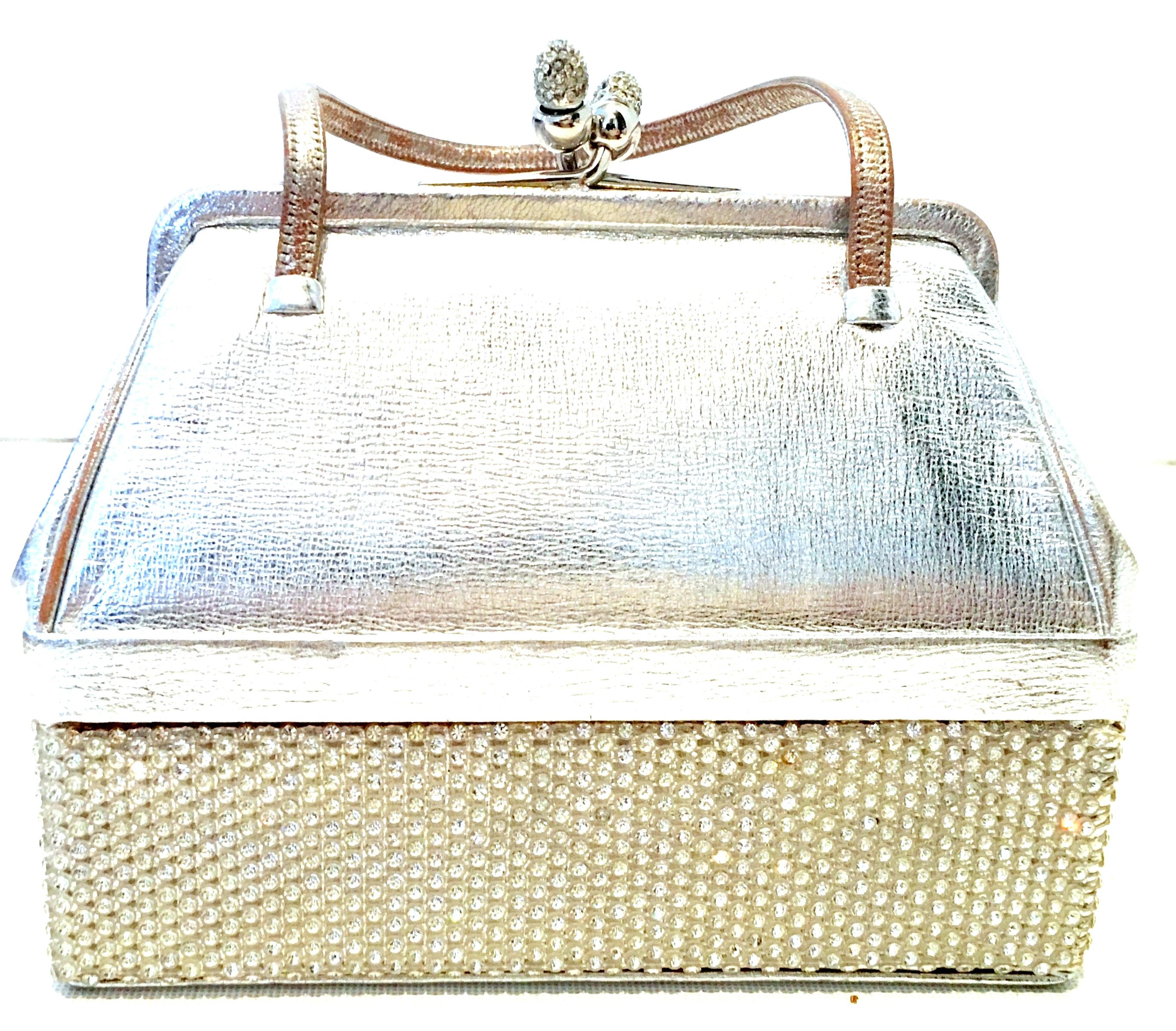 20th Century Judith Leiber Python & Swarovski Crystal Minaudiere Evening Bag 2