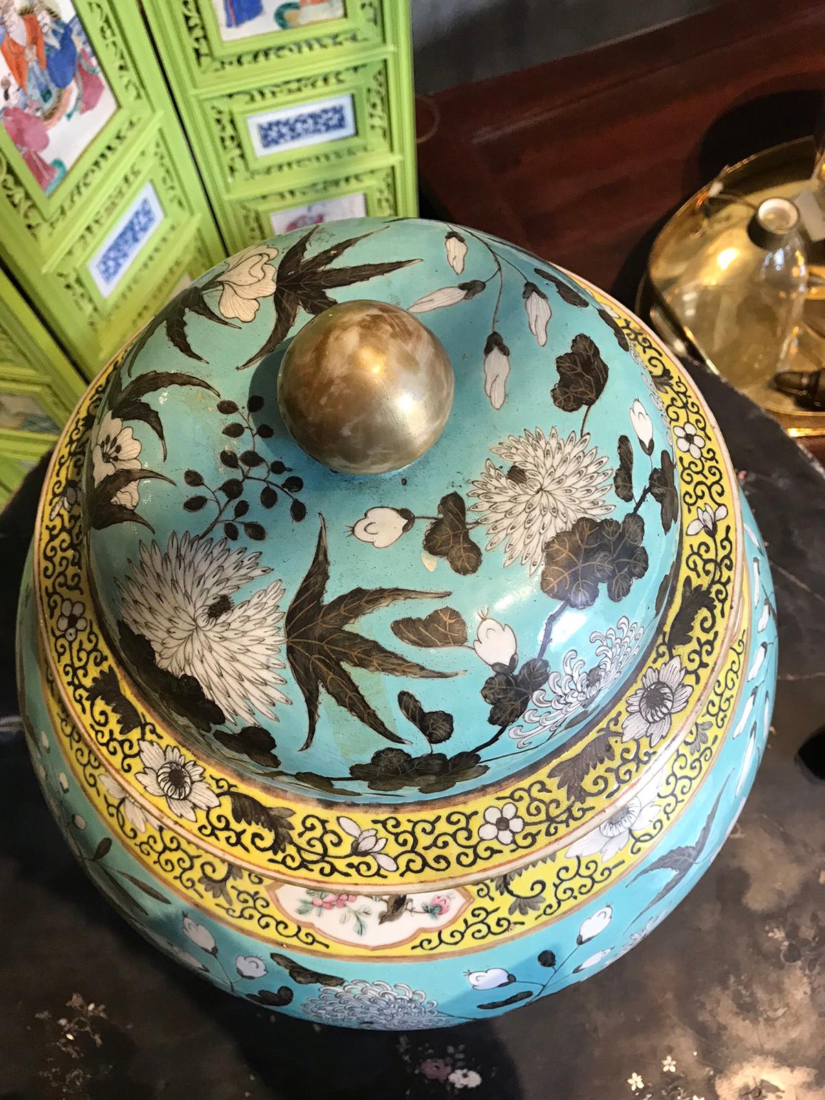 20th Century Jumbo Chinese Ginger Jar 4