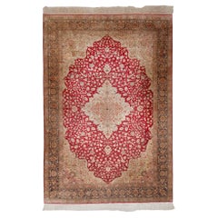 20th Century Kayseri Silk Carpet