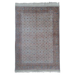 20th Century Kayseri Silk Carpet - Vintage Turkish Silk Carpet