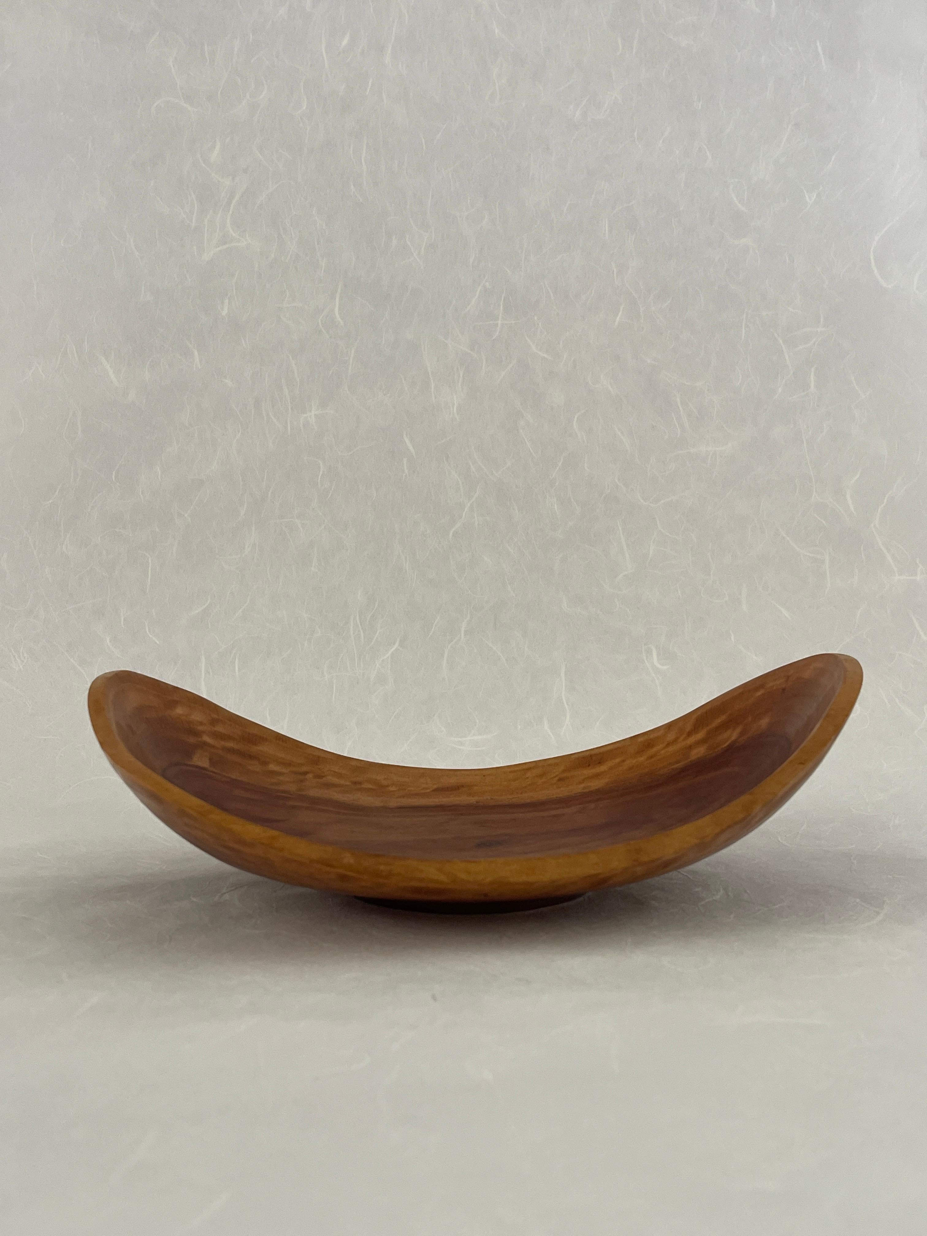 20th Century Ken Waller Hand Carved Eucalyptus Catchall Bowl For Sale 2