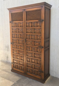 20th Century Kitchen Cabinet, Oak, Castillian Influence, Spain