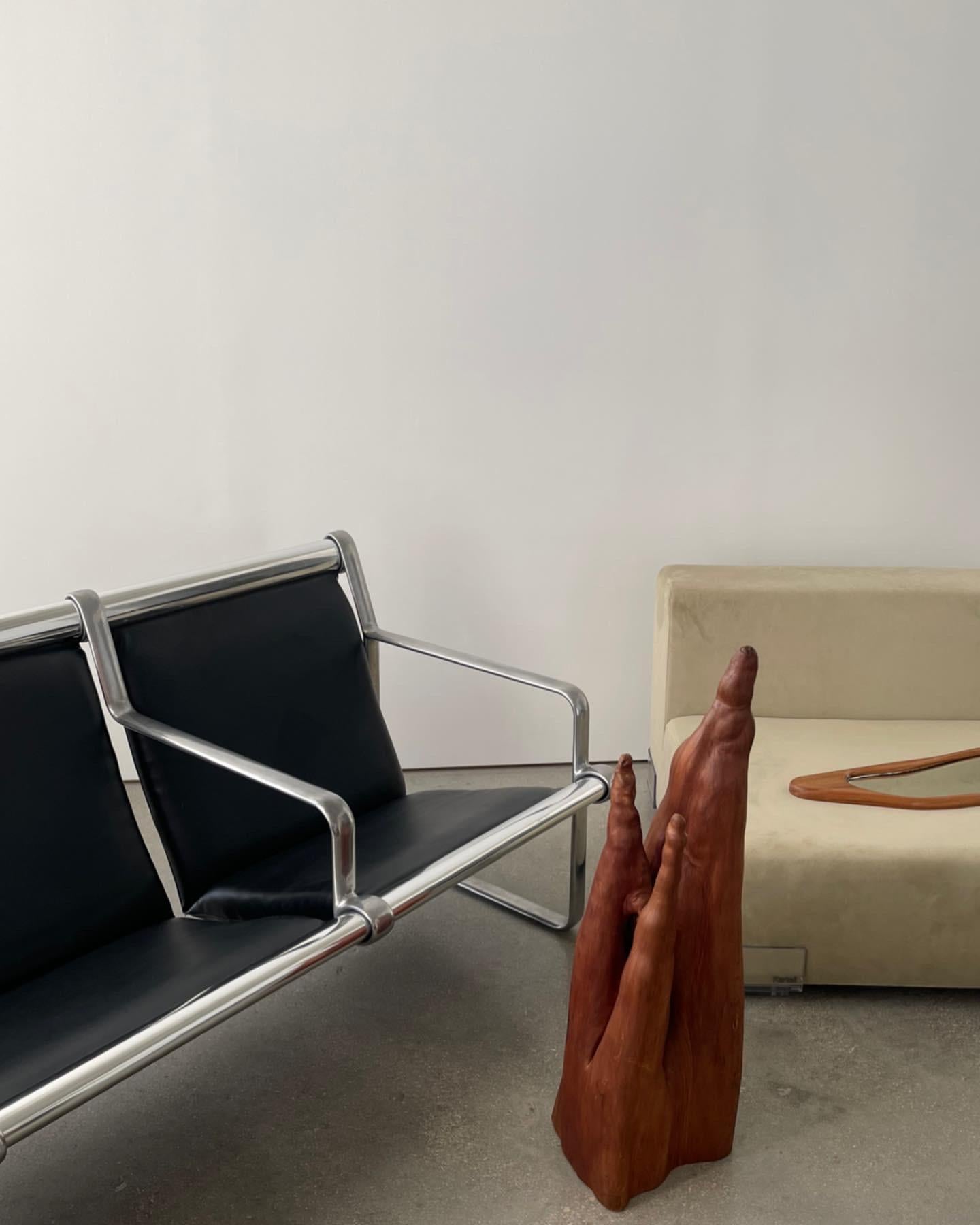 20th Century KNOLL 3-Seat Sling Sofa by Bruce Hannah & Andrew Morrison In Good Condition For Sale In Miami, FL