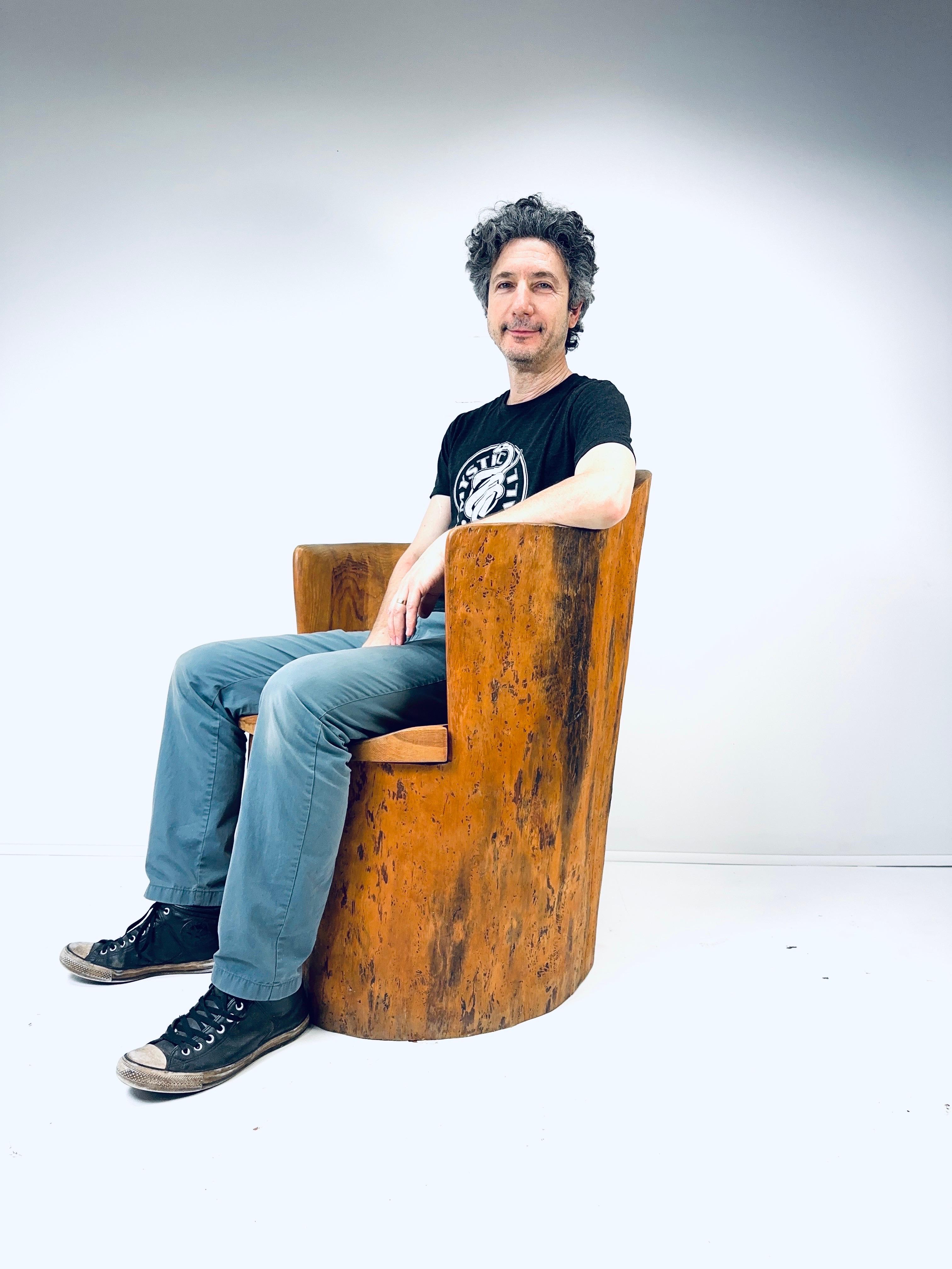 Chaise Kubbestol Pine du 20ème siècle. La Suède. en vente 5