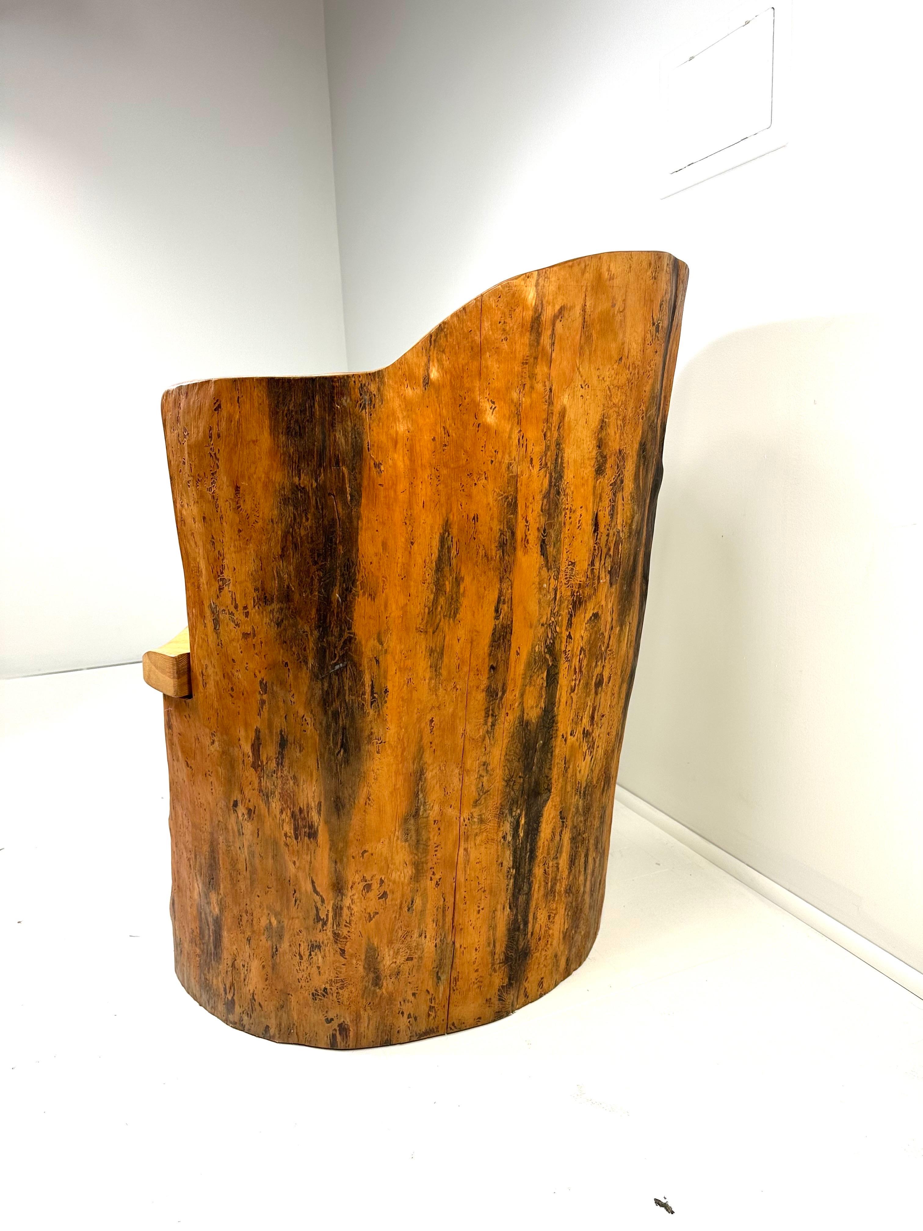 Chaise Kubbestol Pine du 20ème siècle. La Suède. Bon état - En vente à Turners Falls, MA