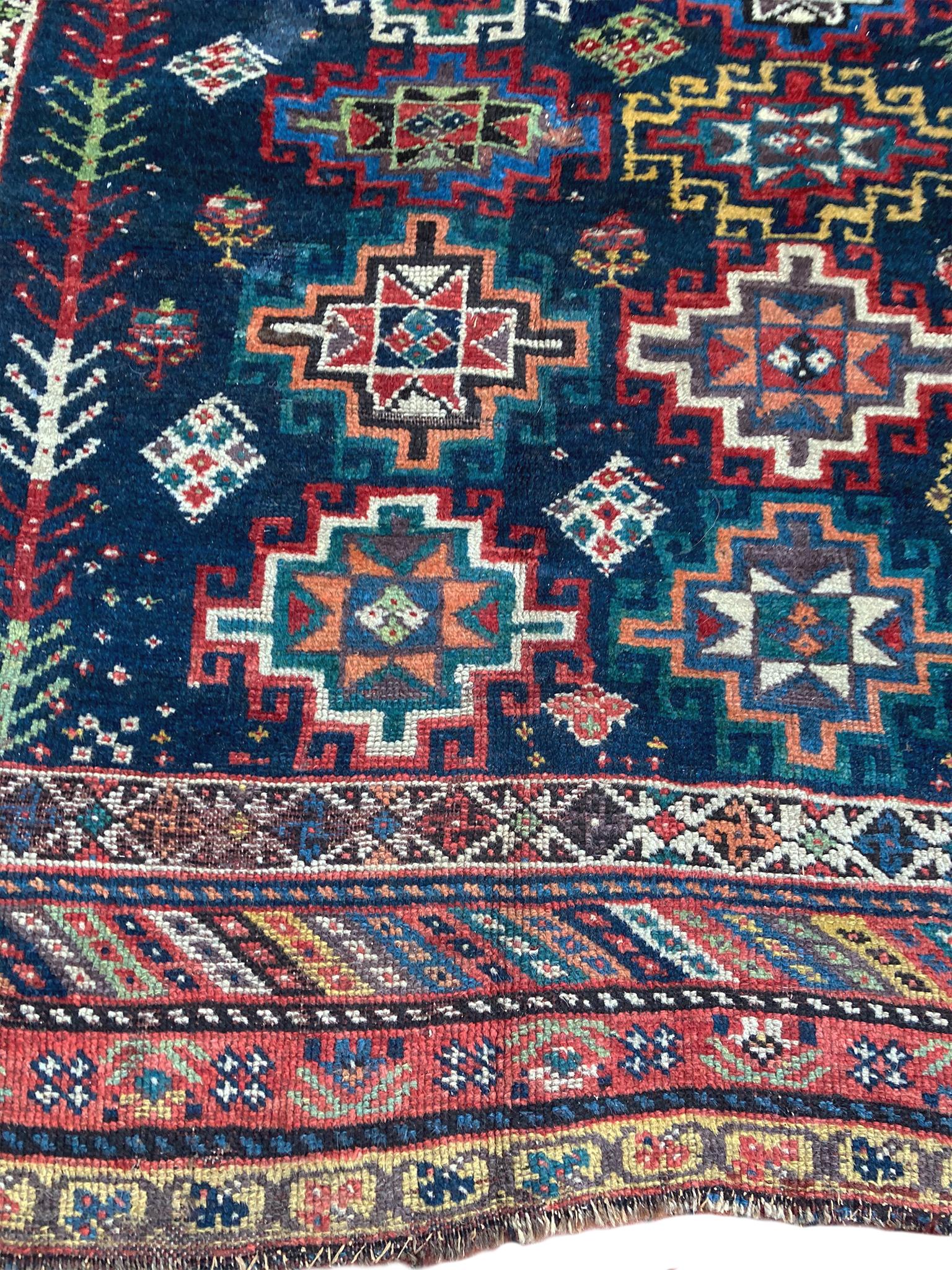 20th Century Kurdish Area Rug In Good Condition For Sale In New York, NY