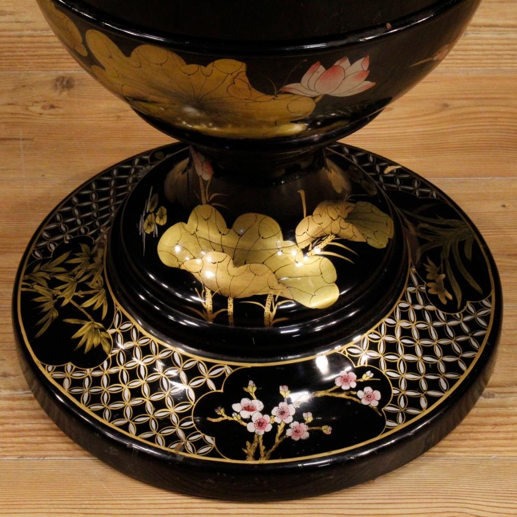 20th Century Lacquered and Carved Wood French Side Table, 1960 6
