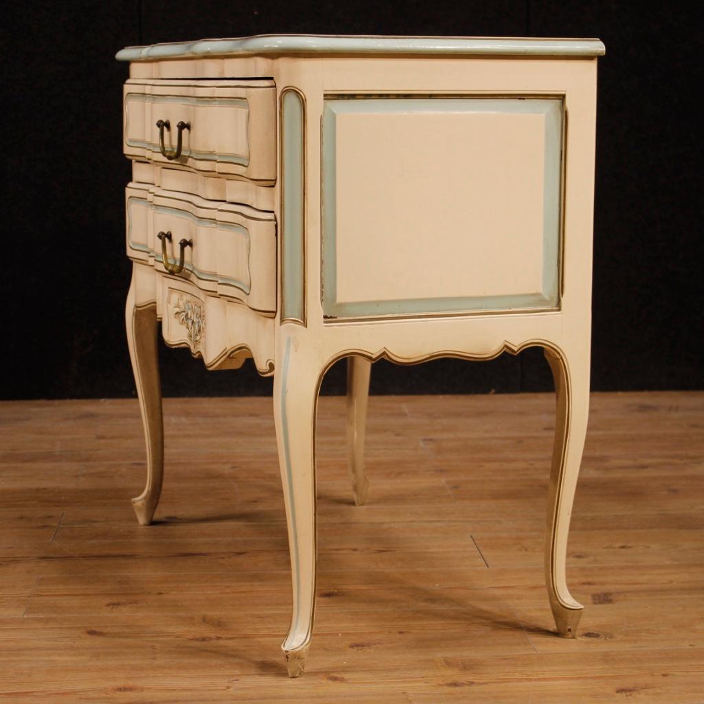 20th Century Lacquered and Painted Wood French Dresser, 1960 Bon état - En vente à Vicoforte, Piedmont