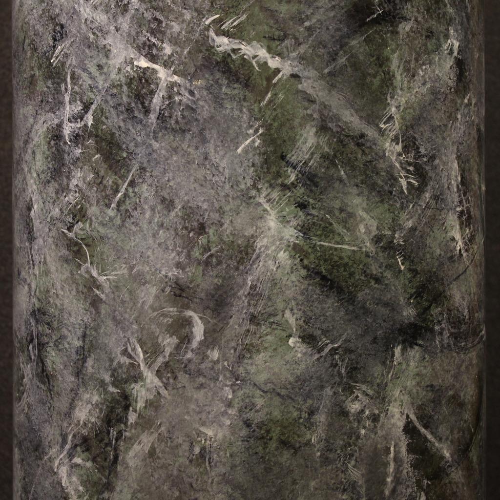 20th Century Lacquered and Painted Wood Italian Column, 1980 in vendita 6