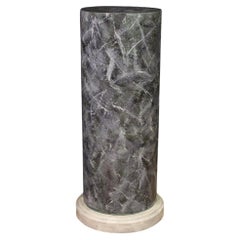 20th Century Lacquered and Painted Wood Italian Column, 1980