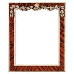 marco italiano de madera lacada y pintada del siglo XX, 1970