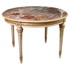 20th Century Lacquered and Painted Wood Italian Louis XVI Style Table, 1960
