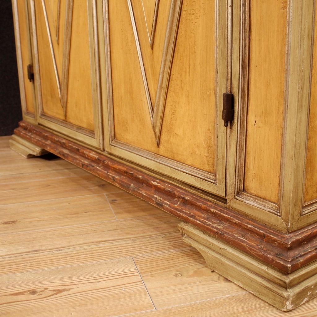 20th Century Lacquered and Painted Wood Italian Sideboard, 1950 5