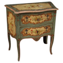 20th Century Lacquered and Painted Wood Venetian Commode, 1950