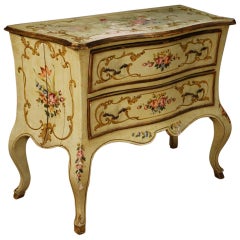 20th Century Lacquered And Painted Wood Venetian Dresser, 1960
