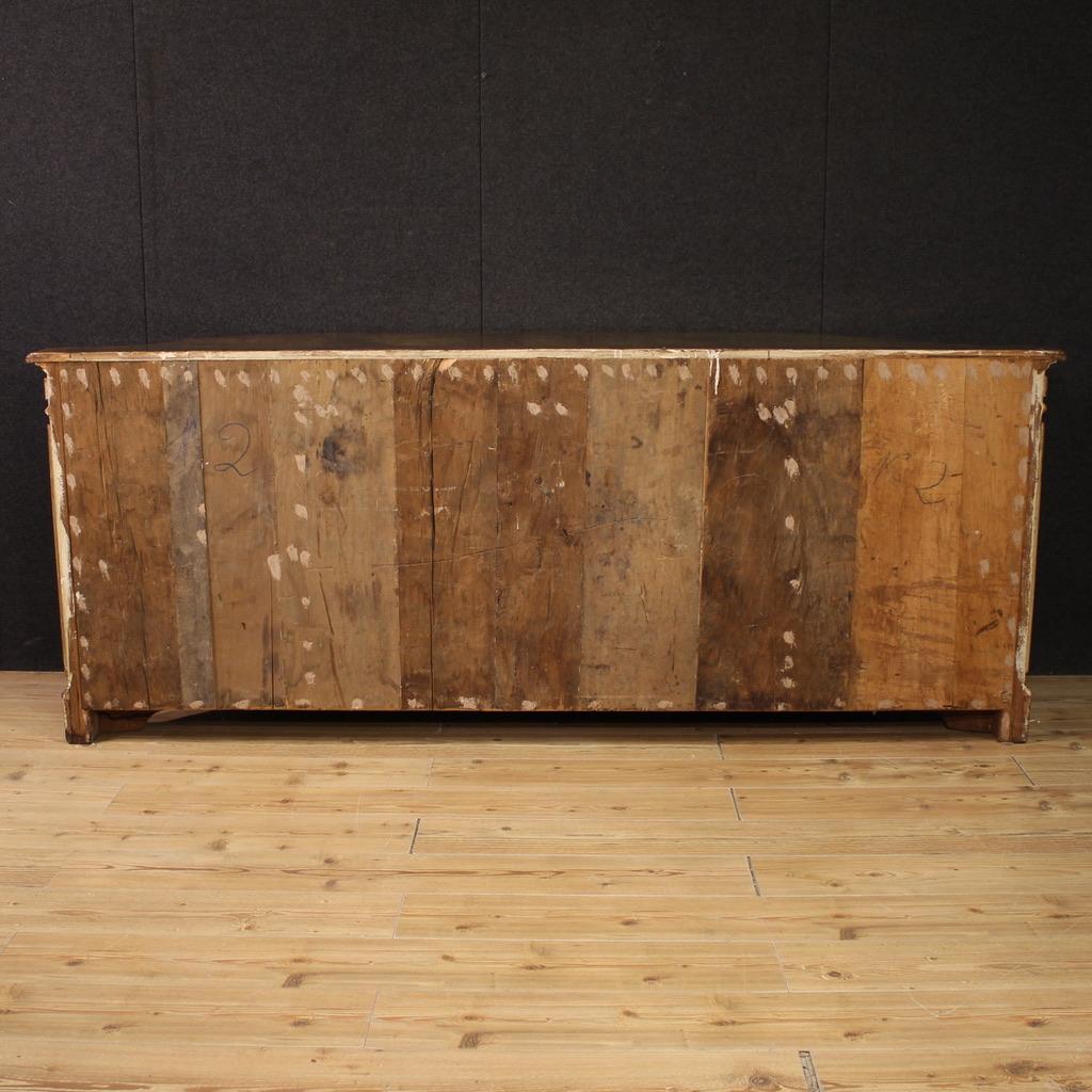 Credenza veneziana in legno laccato e dipinto del XX secolo, 1950 in vendita 3