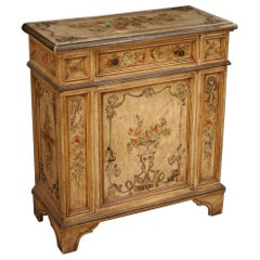 20th Century Lacquered and Painted Wood Venetian Sideboard, 1960