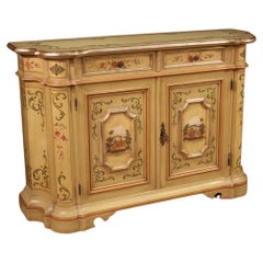 Used 20th Century Lacquered and Painted Wood Venetian Sideboard, 1960