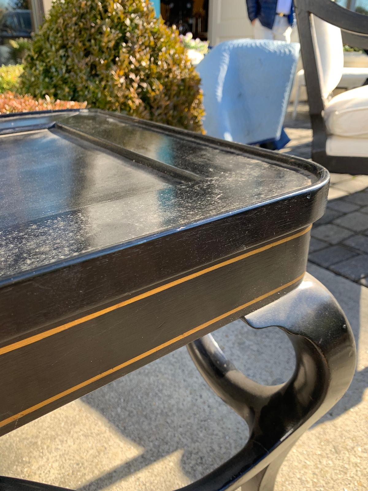 20th Century Lacquered Coffee / Cocktail Table Base 10