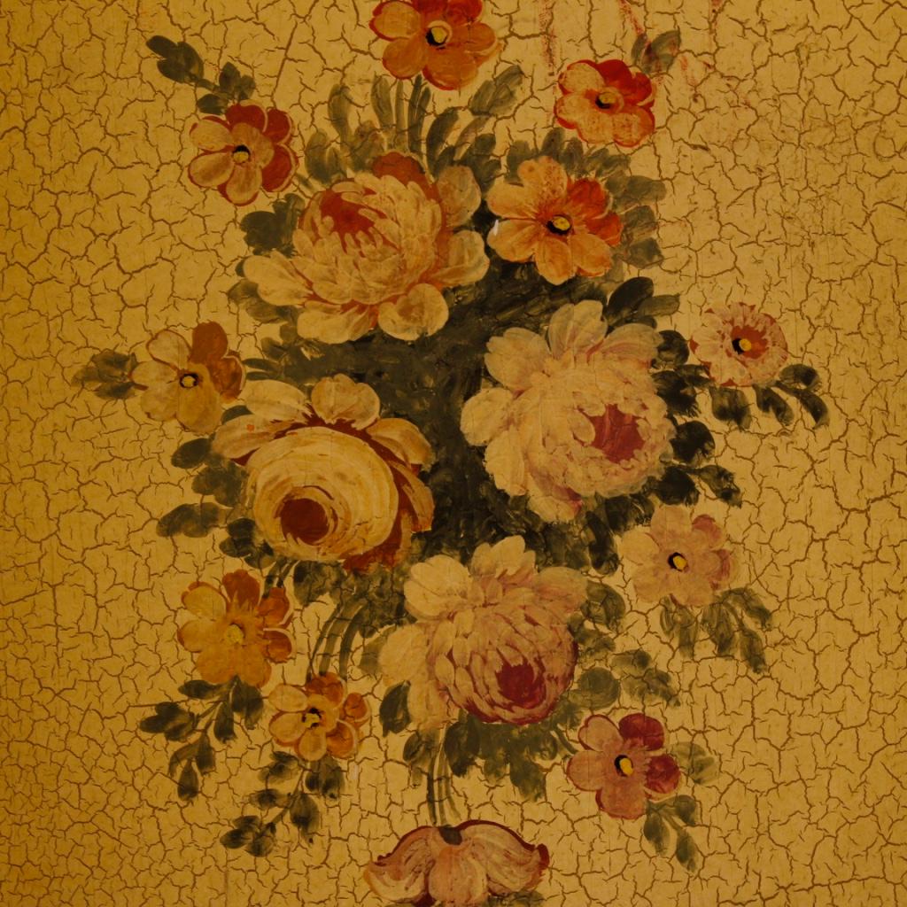 20th Century Lacquered, Painted and Gilded Wood Venetian Trumeau, 1960 2