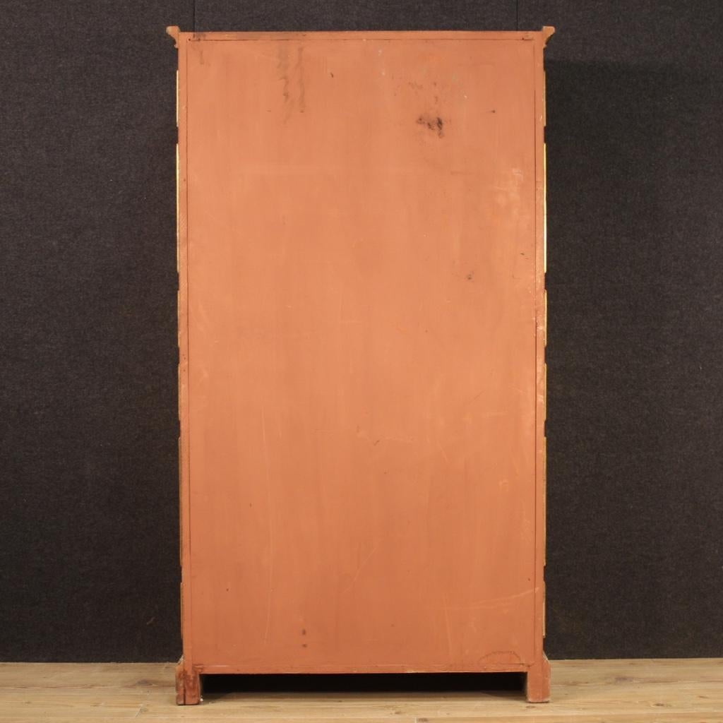 20th Century Lacquered Painted and Gilt Wood and Plaster Spanish Wardrobe, 1960 3