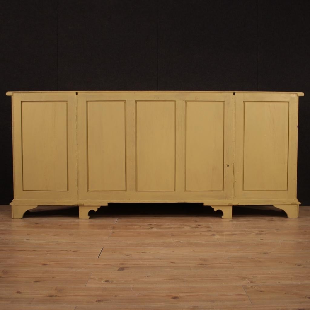 20th Century Lacquered Painted and Giltwood Italian Sideboard, 1960 6