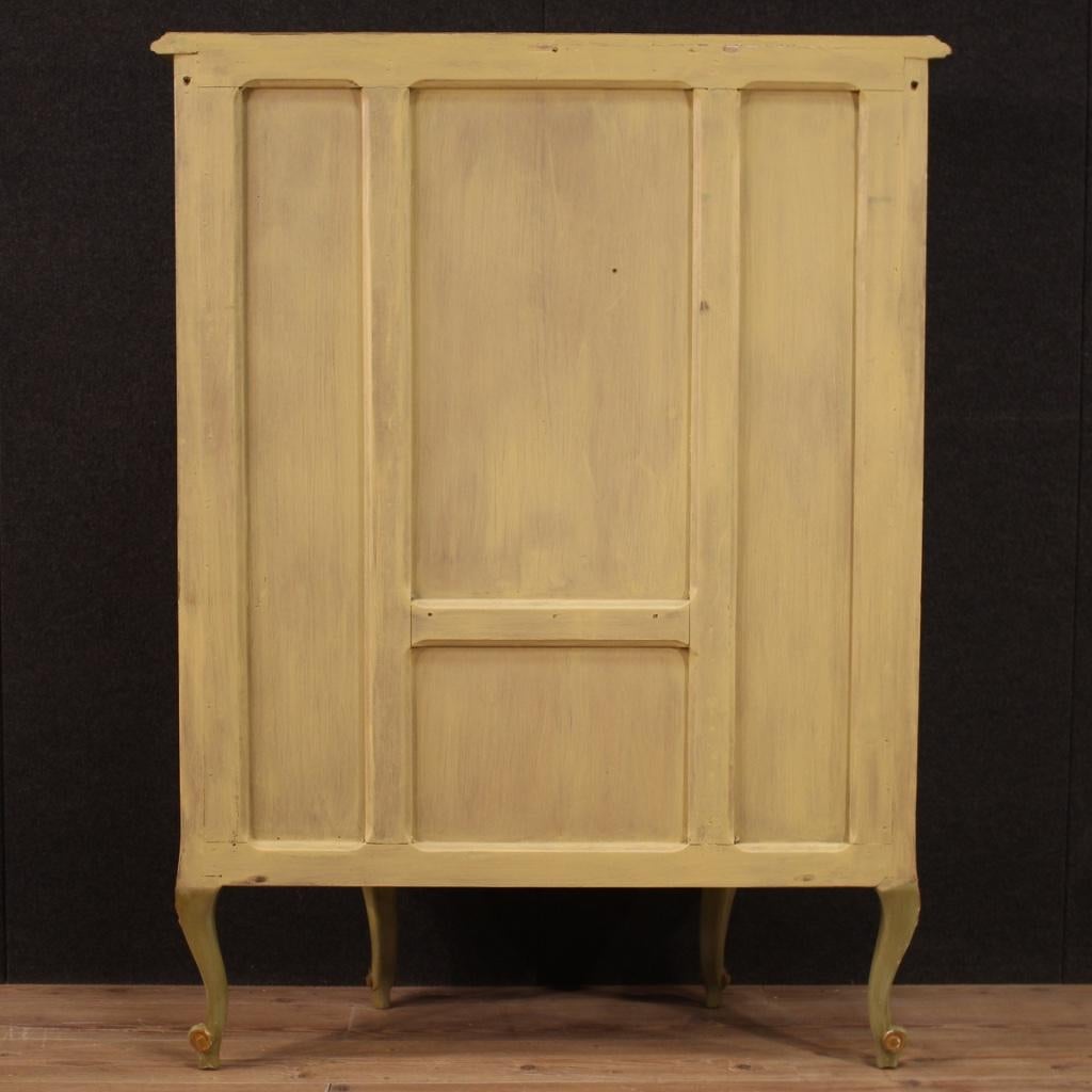 20th Century Lacquered Painted and Giltwood Venetian Cupboard, 1960 5