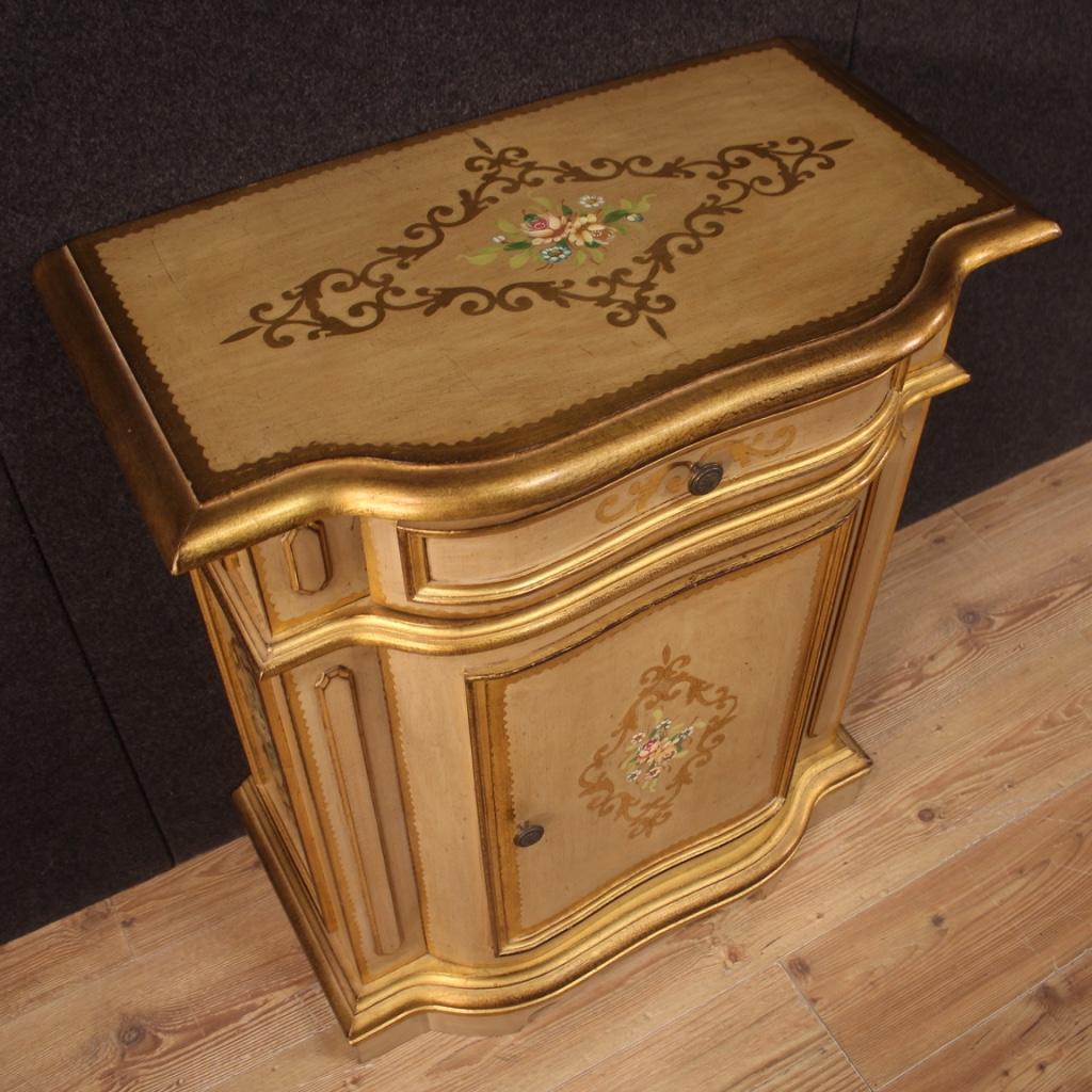 20th Century Lacquered Painted Wood Italian Sideboard, 1970 6