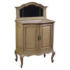 20th-Century Italian Lacquered Wood Sideboard with Mirror, 1950