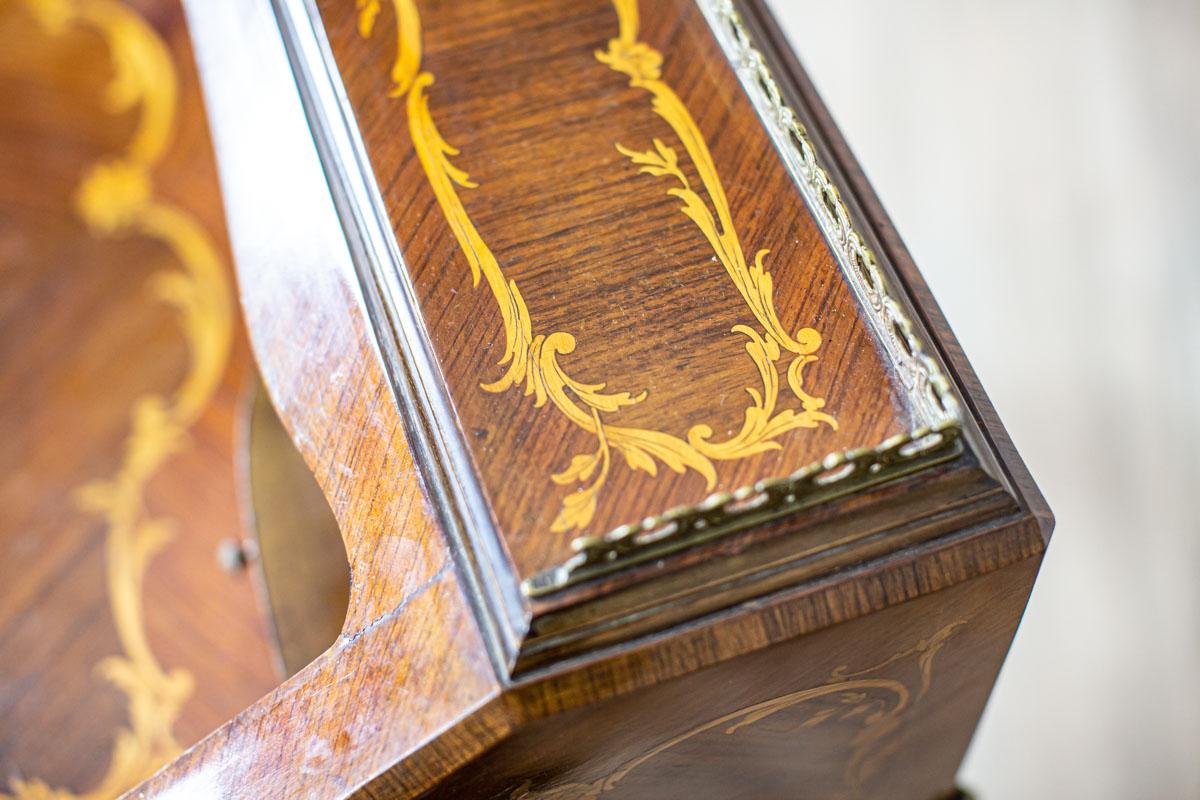 20th-Century Richy Inlaid Ladies Secretary Desk in the Louis XV Type 7