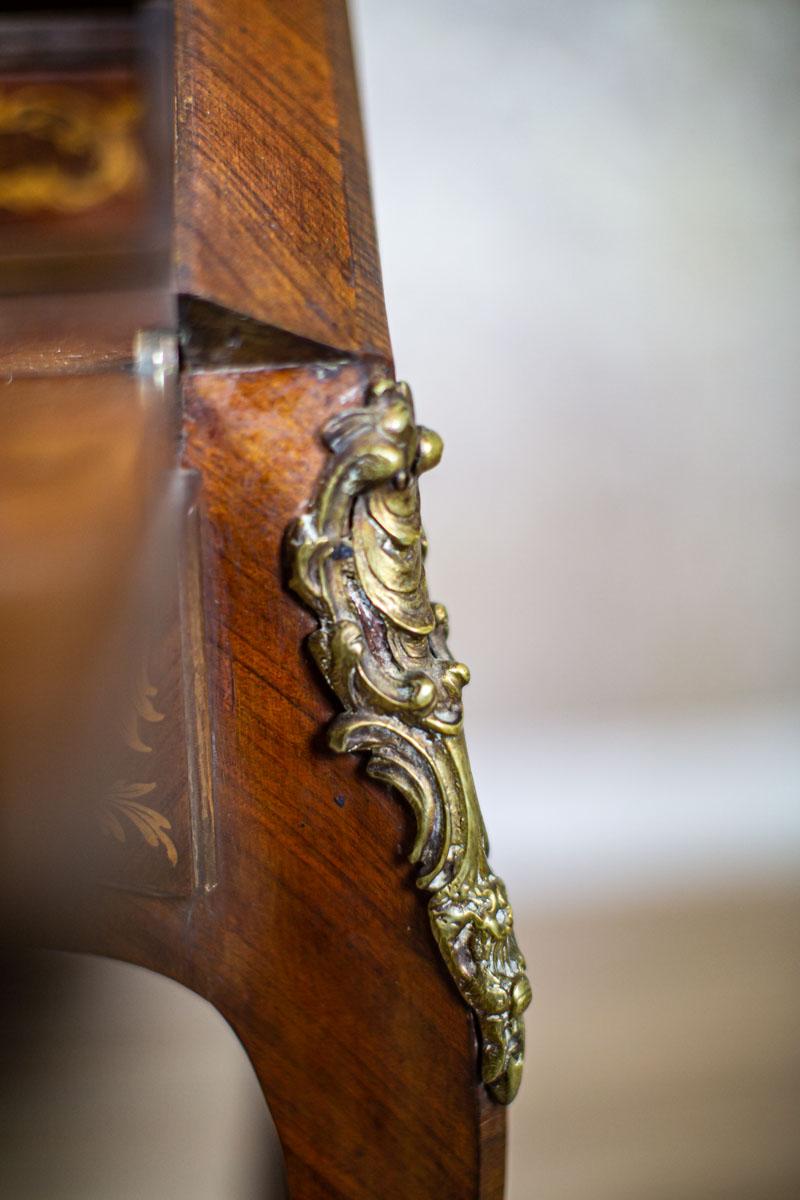 20th-Century Richy Inlaid Ladies Secretary Desk in the Louis XV Type 8
