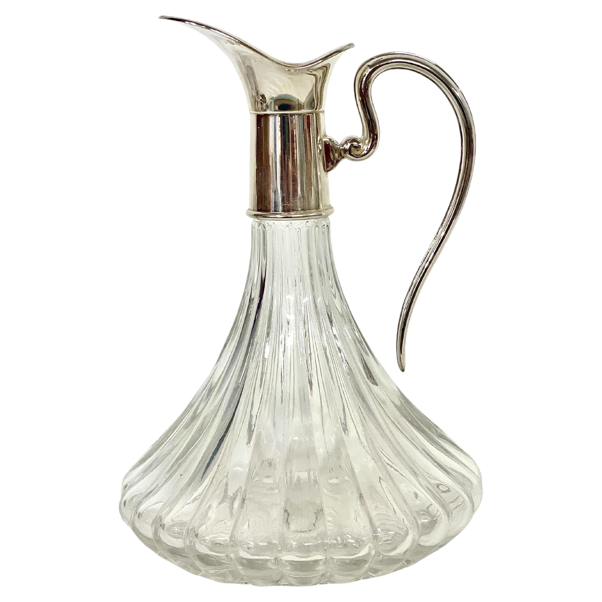 Decantador de cristal Lancel Paris del siglo XX en venta