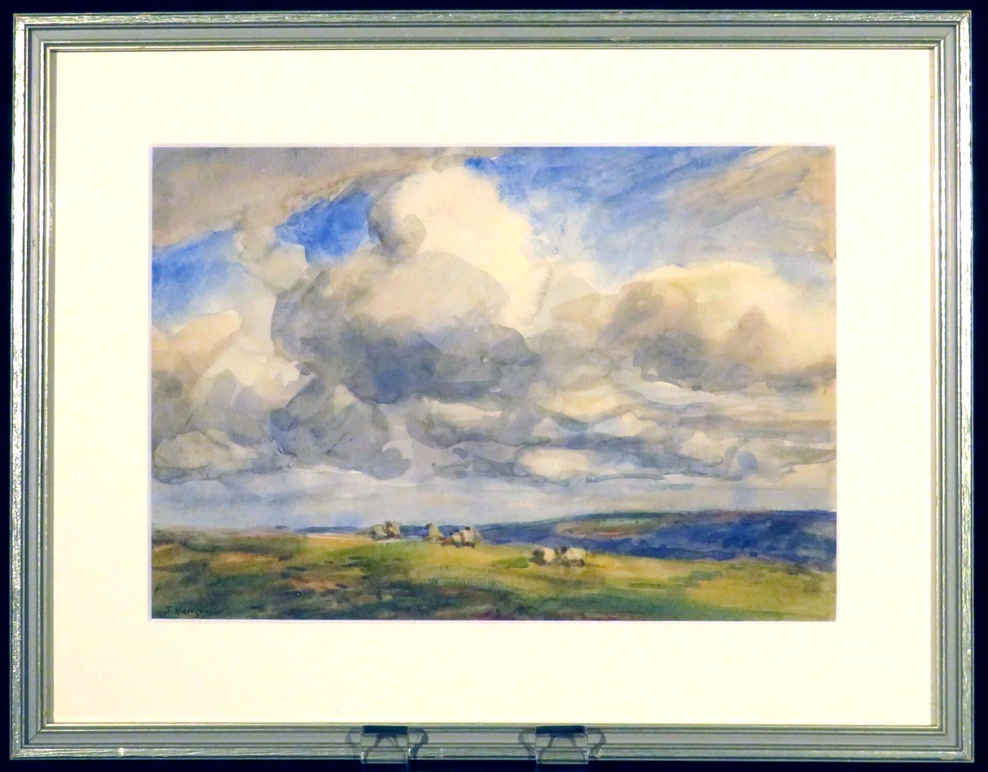 Inglese Paesaggio acquerellato del XX secolo di John Atkinson, inglese (1863-19240) in vendita