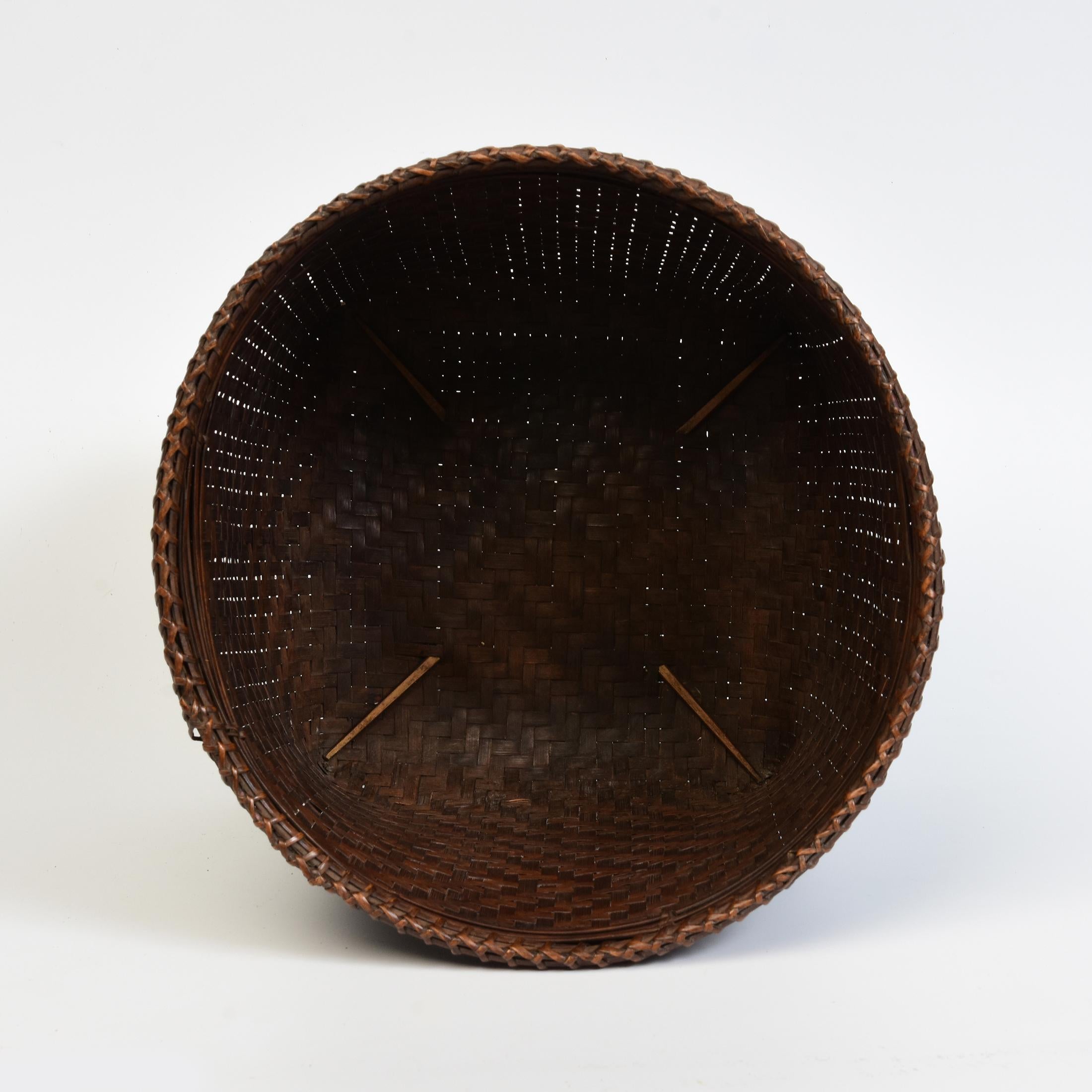 20th Century, Laos Bamboo Basket For Sale 6