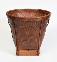 Laos Bambuskorb des 20. Jahrhunderts