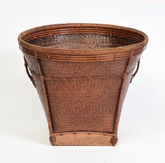 Laos Bambuskorb des 20. Jahrhunderts