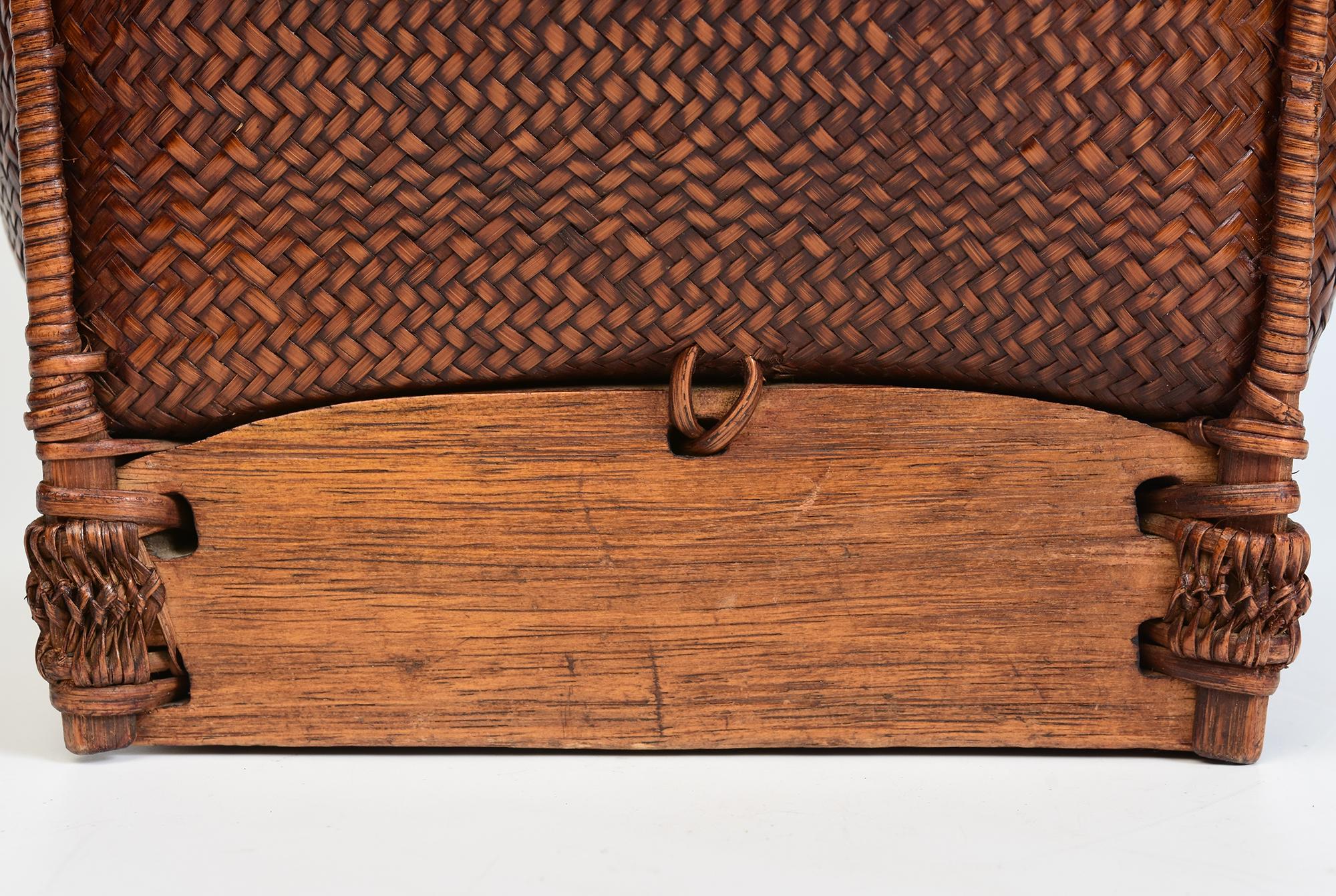 20th Century, Laos Bamboo Basket For Sale 1