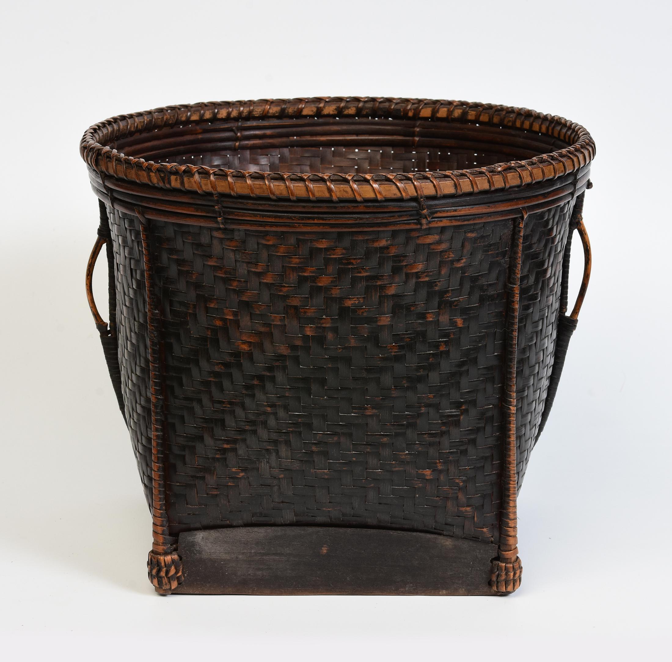 20th Century, Laos Bamboo Basket For Sale 3